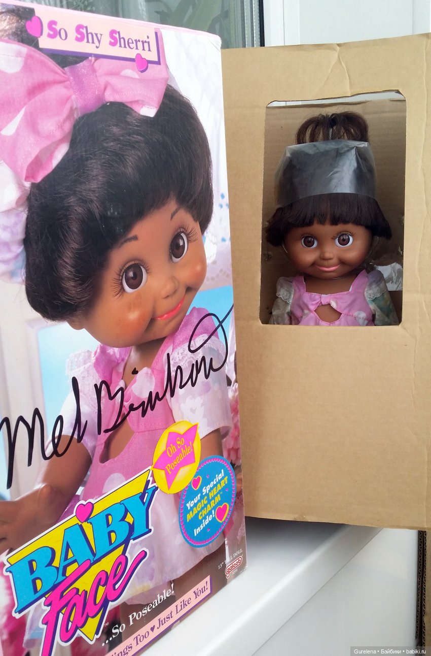 So Shy Sherri AA Такая застенчивая Шерри АА от Galoob Baby Face - ещё один бриллиантик в моей коллекции фейсинок (фото 3)