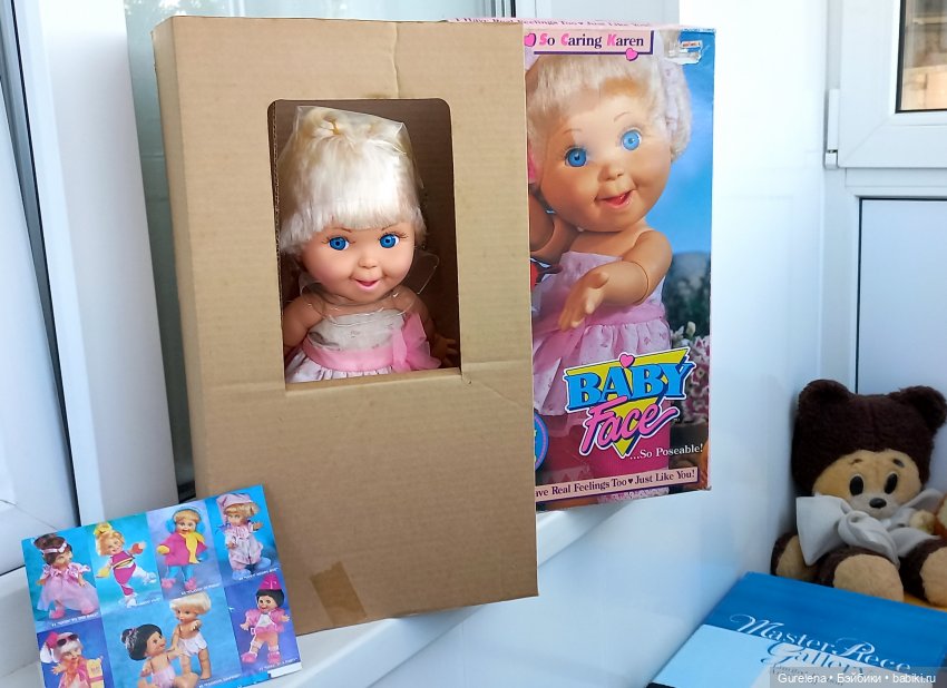 So Caring Karen Такая заботливая Карэн от Galoob Baby Face - ещё один бриллиантик в моей коллекции фейсинок (фото 9)