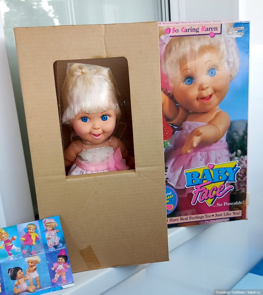 So Caring Karen Такая заботливая Карэн от Galoob Baby Face - ещё один бриллиантик в моей коллекции фейсинок (фото 8)