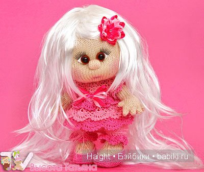 Вязаные девочки — Авторские куклы ручной работы: текстильные