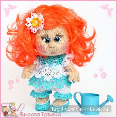 Вязаные девочки — Авторские куклы ручной работы: текстильные (фото 8)