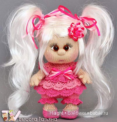 Вязаные девочки — Авторские куклы ручной работы: текстильные (фото 5)