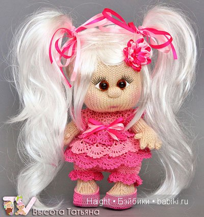 Вязаные девочки — Авторские куклы ручной работы: текстильные (фото 6)