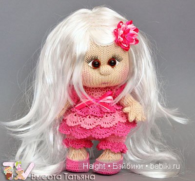 Вязаные девочки — Авторские куклы ручной работы: текстильные (фото 4)