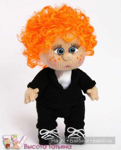 Школьная парочка. Вязанные куклы своими руками (фото 5)