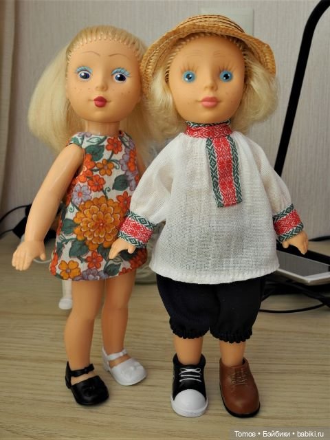 Нечастая обувь для кукол 25-26 см, типа Аси "Весна"