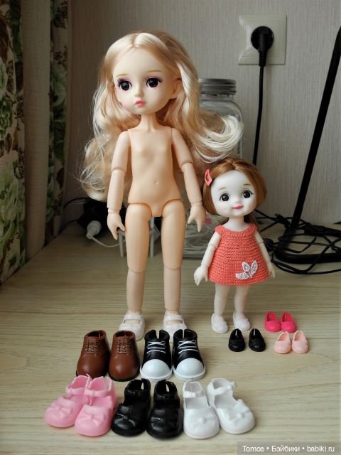 Нечастая обувь для кукол 25-26 см, типа Аси 