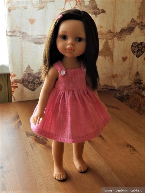 Розовые платья — Куклы Paola Reina (Паола Рейна): новинки (фото 6)
