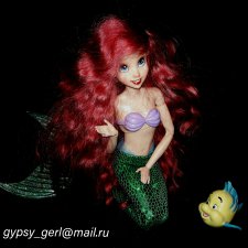 Русалочка Ариэль - Ооак куклы Принцессы Диснея