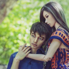 Аюна и Баир. Брат и сестра