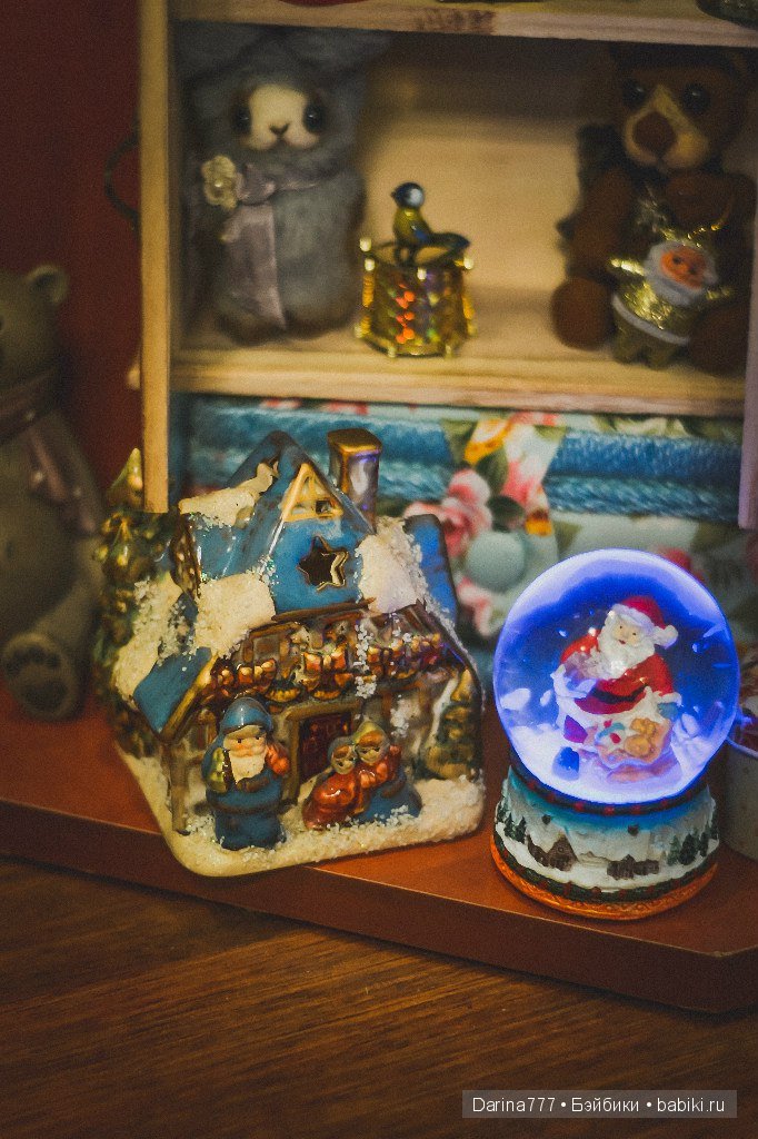 Кто в теремочке живет, или мой новогодний ShadowBox (фото 10)