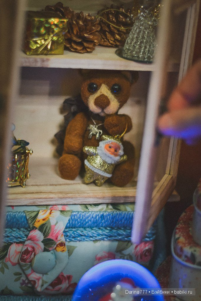 Кто в теремочке живет, или мой новогодний ShadowBox (фото 5)