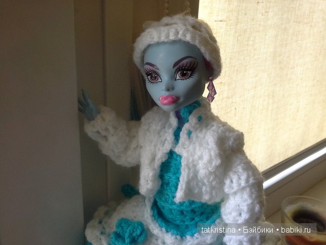 Этюд в голубом... Кукла Мостер Хай (фото 6)