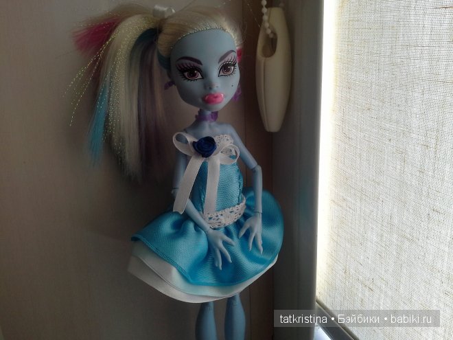 Этюд в голубом... Кукла Мостер Хай