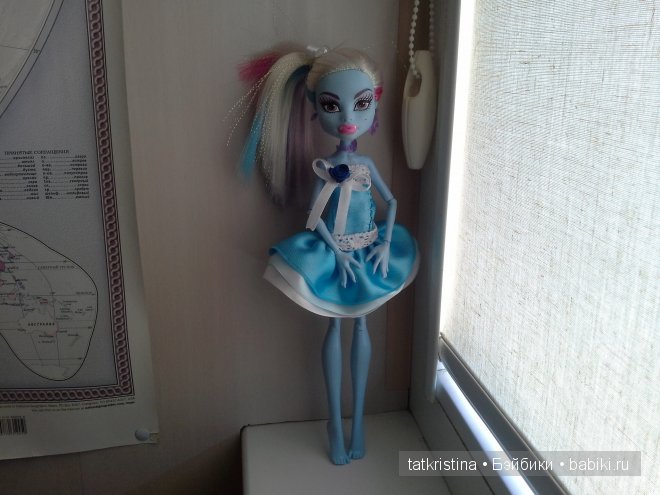 Этюд в голубом... Кукла Мостер Хай