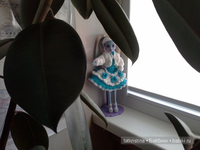 Этюд в голубом... Кукла Мостер Хай (фото 9)