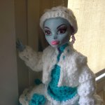 Этюд в голубом... Кукла Мостер Хай