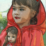 Кукла и ее девочка...Little red riding hood. Часть вторая (лесная)