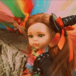 Кукла и ее девочка...Witches...We are waiting for Halloween!