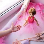 Кукла и ее девочка. Большой балет начинается с розового! BJD Eline