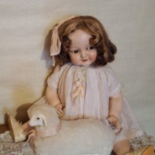 Овечка бонбоньерка в антикварном стиле