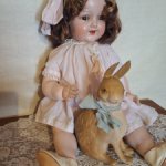 Заяц-бонбоньерка в антикварном стиле