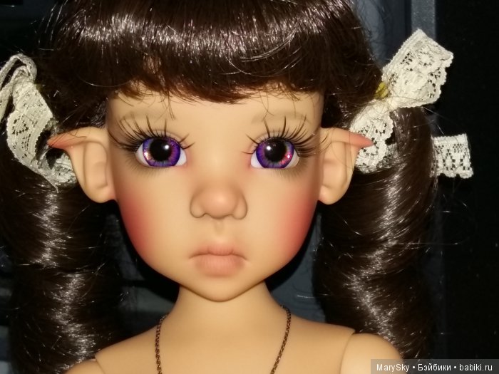 Распаковка и примерка глазок мастера ineska для прекрасной Мисси от Kaye Wiggs