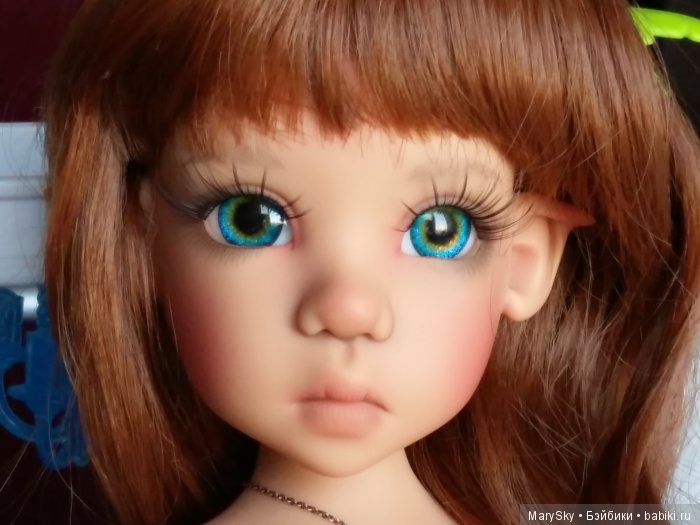 Распаковка и примерка глазок мастера ineska для прекрасной Мисси от Kaye Wiggs