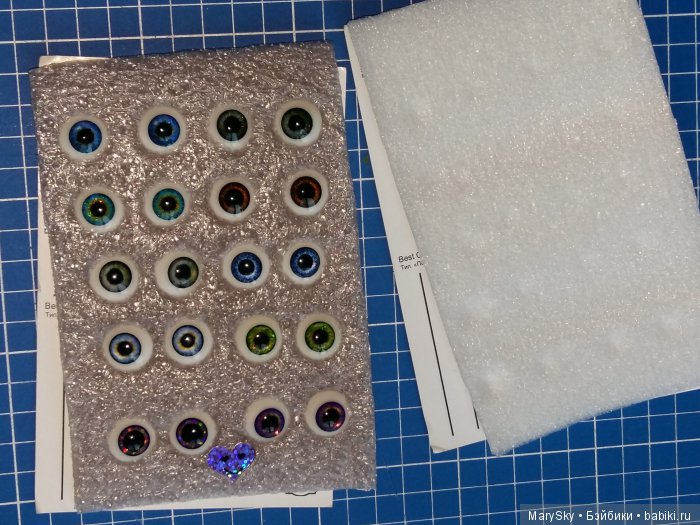 Распаковка и примерка глазок мастера ineska для прекрасной Мисси от Kaye Wiggs (фото 3)