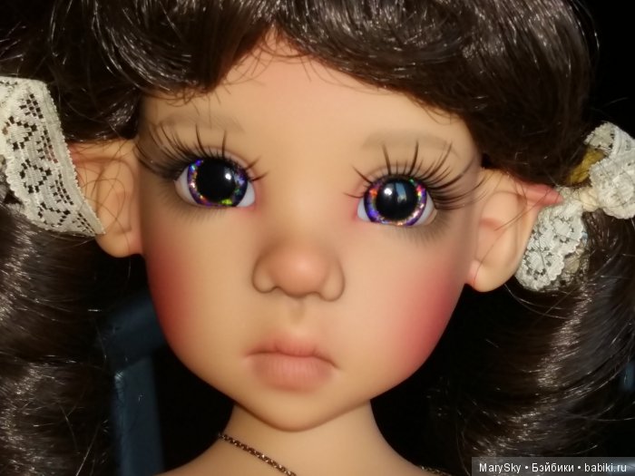 Распаковка и примерка глазок мастера ineska для прекрасной Мисси от Kaye Wiggs