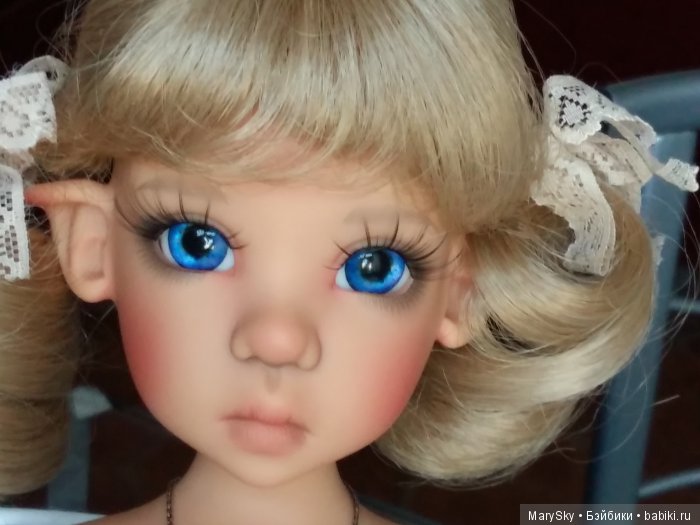 Распаковка и примерка глазок мастера ineska для прекрасной Мисси от Kaye Wiggs