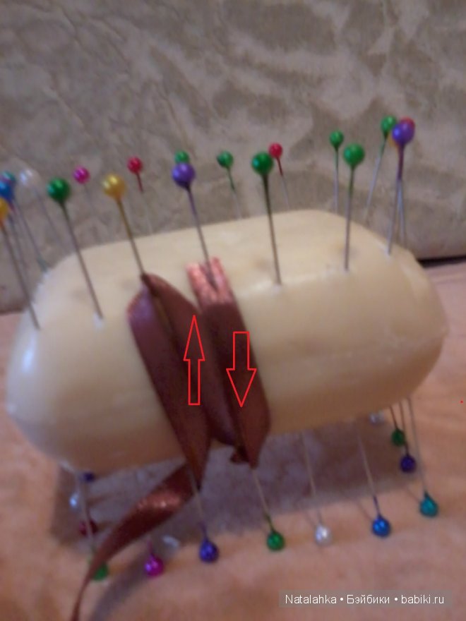 Корзиночка из мыла и лент. Мастер-класс