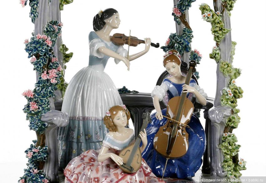 Красота и изящество фарфоровых статуэток