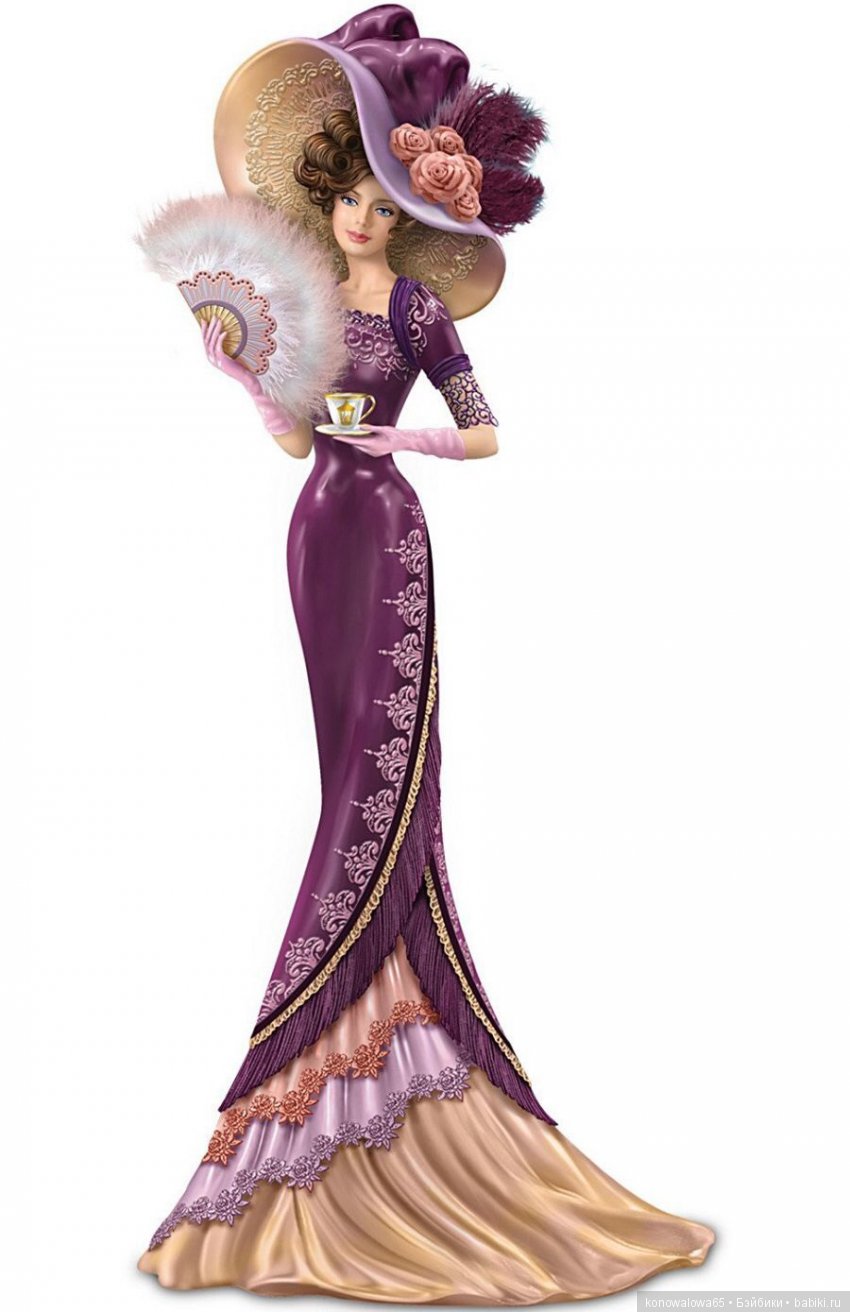 Красота и изящество фарфоровых статуэток