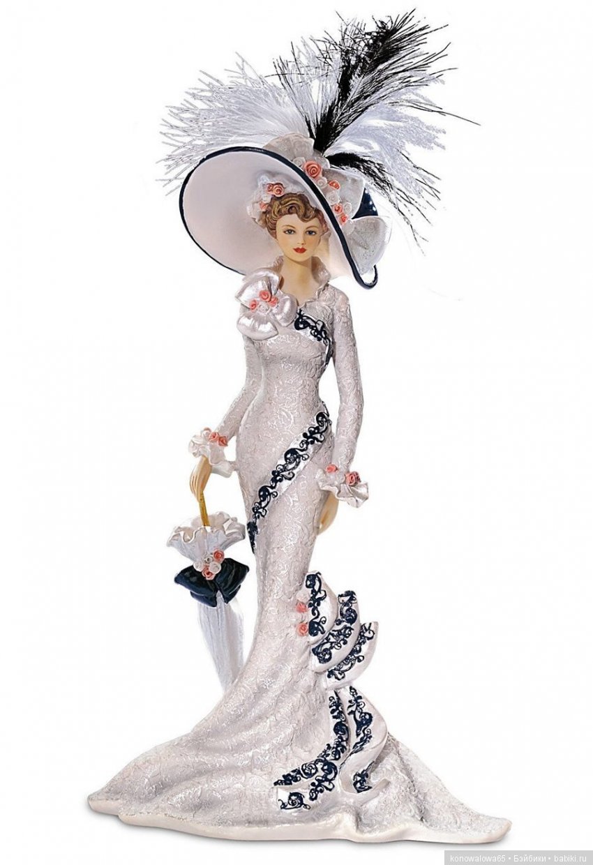 Красота и изящество фарфоровых статуэток