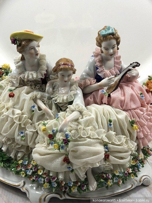 Красота и изящество фарфоровых статуэток