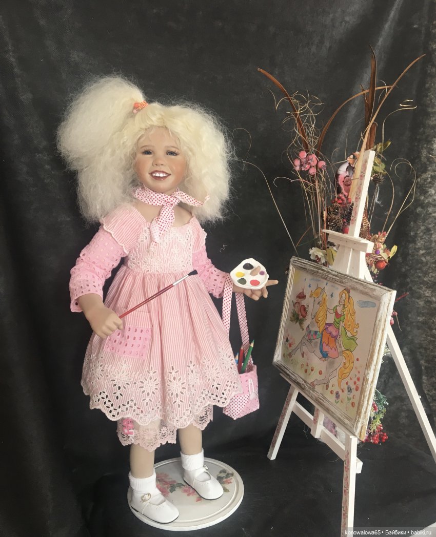 Наша Инга - егоза, а ещё художница