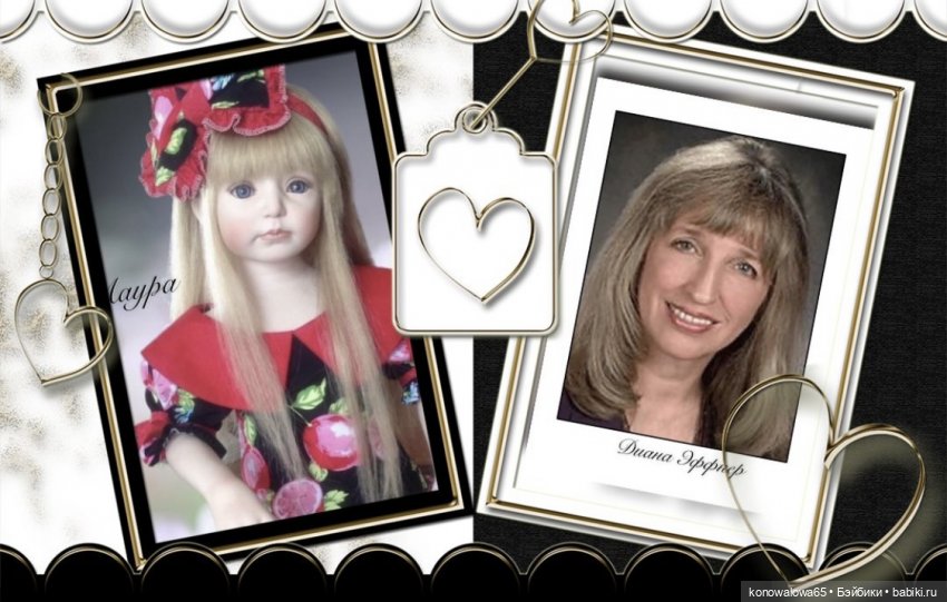 Фарфоровые куклы часть первая. Каталог моих кукол Дианы Эффнер