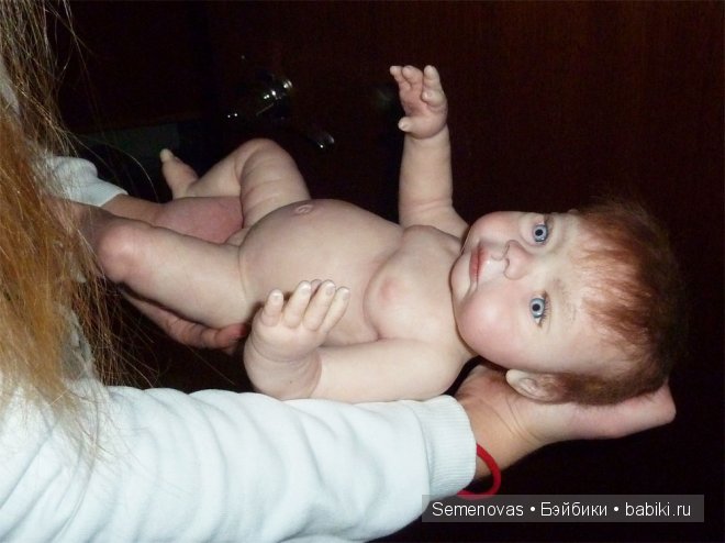 Полностью силиконовый пупс Руслана