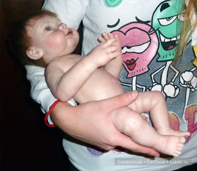 Полностью силиконовый пупс Руслана