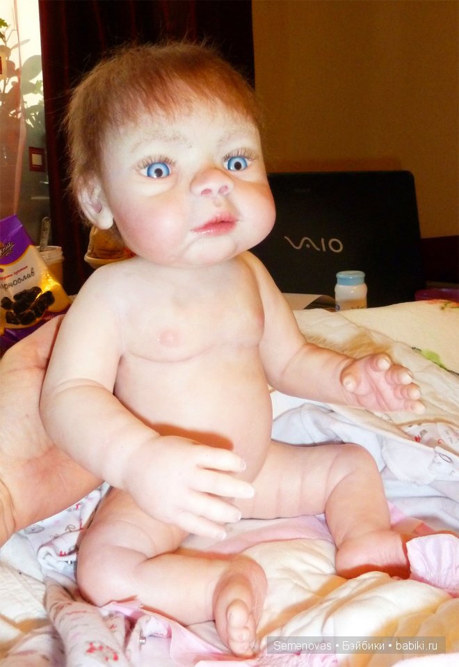 Полностью силиконовый пупс Руслана