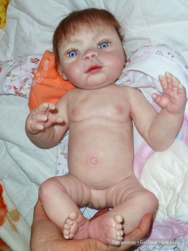 Полностью силиконовый пупс Руслана