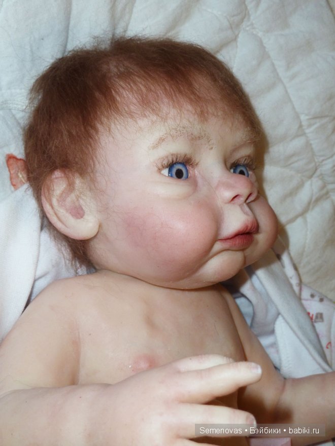 Полностью силиконовый пупс Руслана (фото 10)