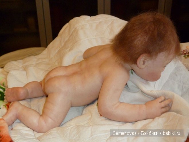 Полностью силиконовый пупс Руслана