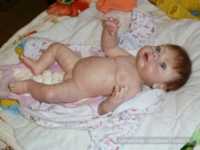 Полностью силиконовый пупс Руслана (фото 9)