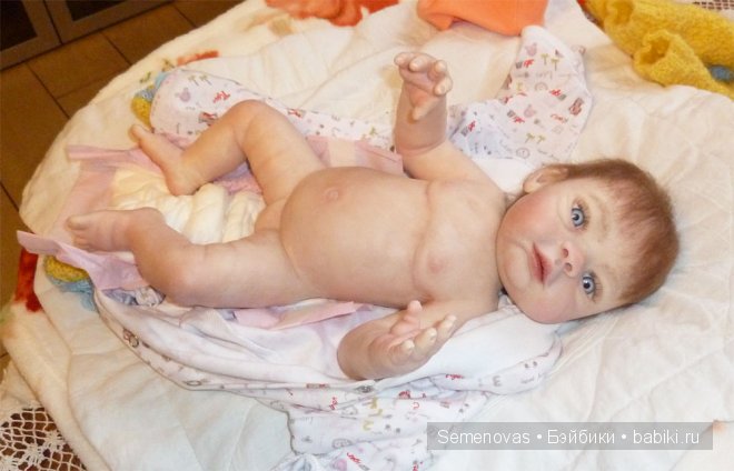 Полностью силиконовый пупс Руслана (фото 7)