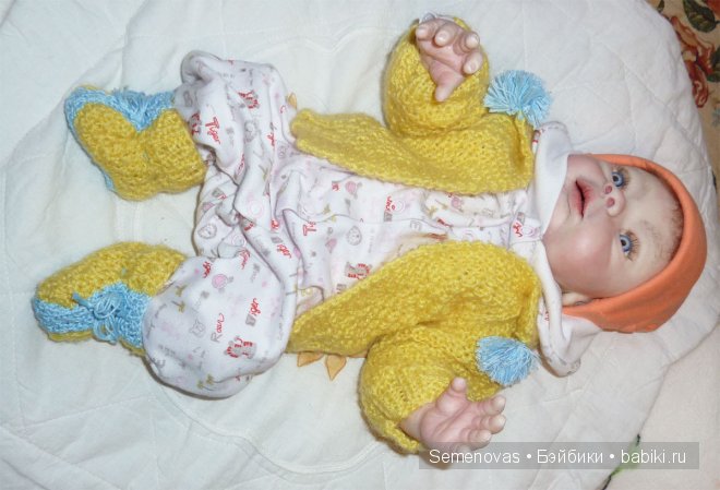 Полностью силиконовый пупс Руслана (фото 3)