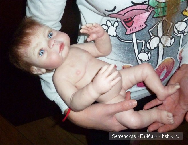 Полностью силиконовый пупс Руслана