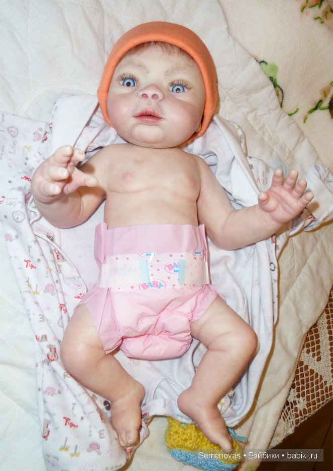 Полностью силиконовый пупс Руслана (фото 4)