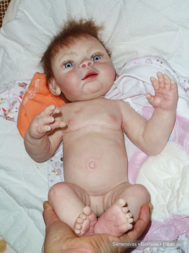 Полностью силиконовый пупс Руслана